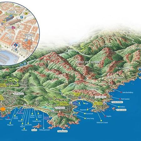 Appartement Bord De Mer - St Raphael Corniche D'Or Saint-Raphael  Ngoại thất bức ảnh